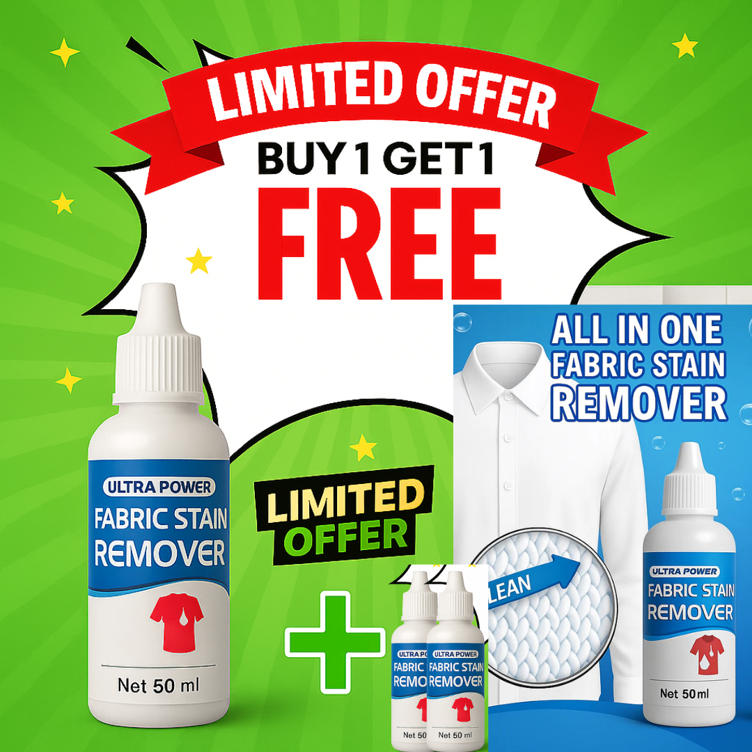 🔥 BUY 1 GET 1 FREE 🔥 All in One Fabric Stain Remover